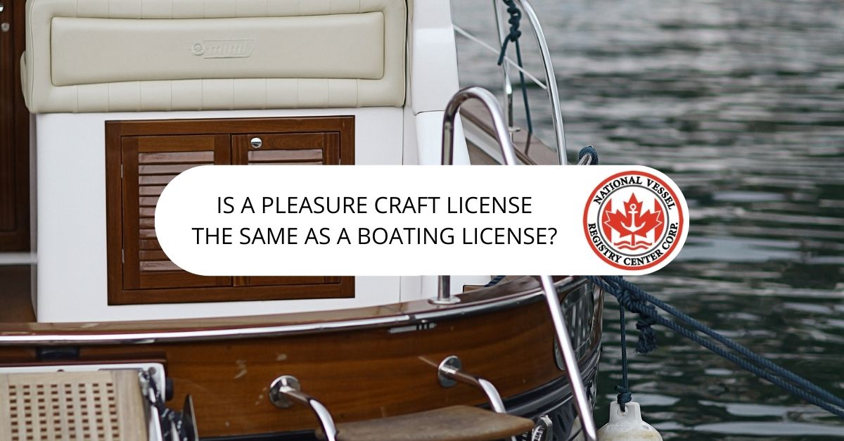pleasure craft license