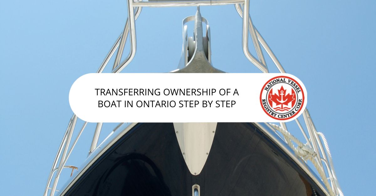 transferring ownership of a boat