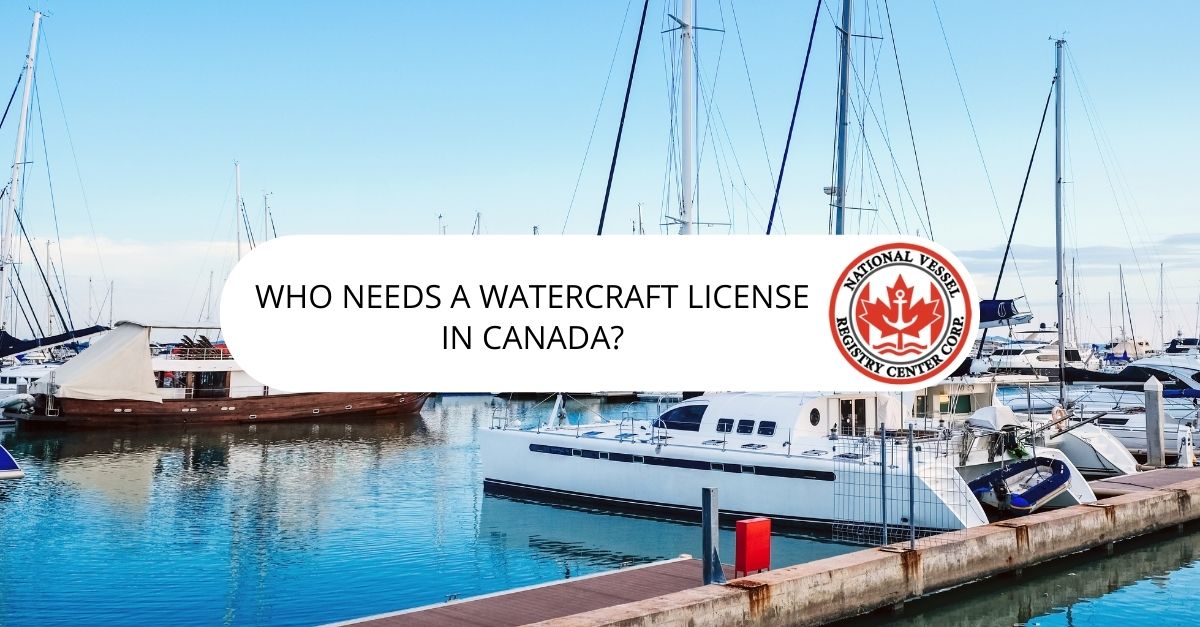 watercraft license in Canada