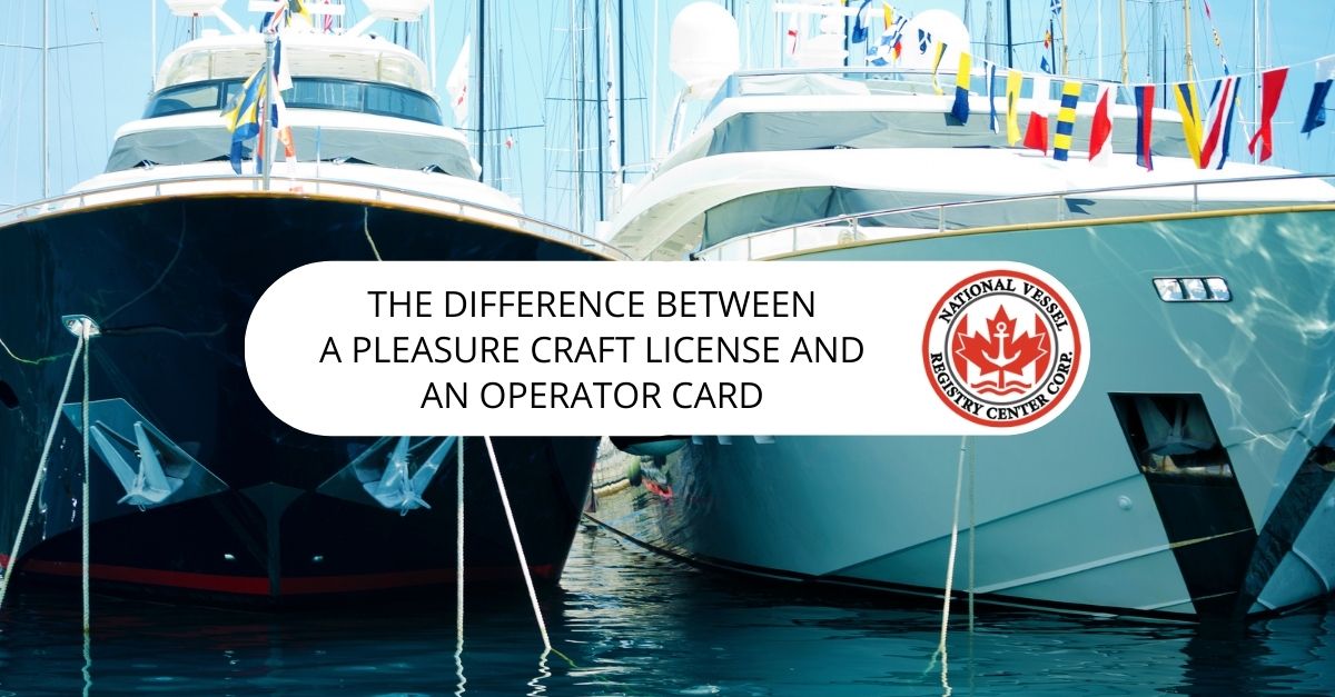 pleasure craft license
