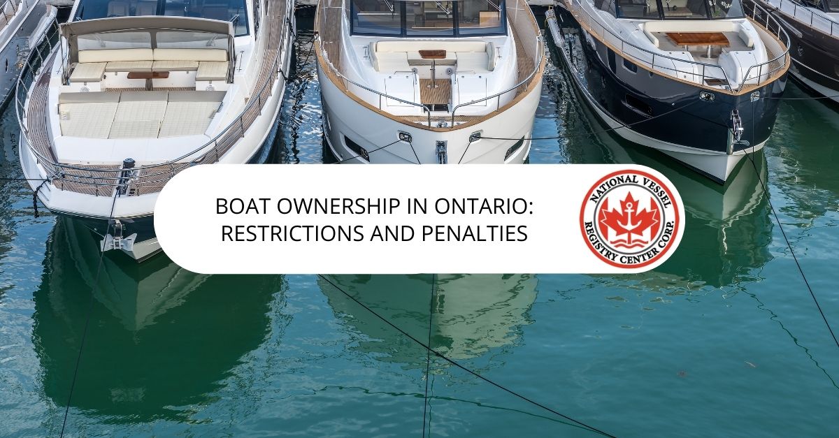 boat ownership in Ontario