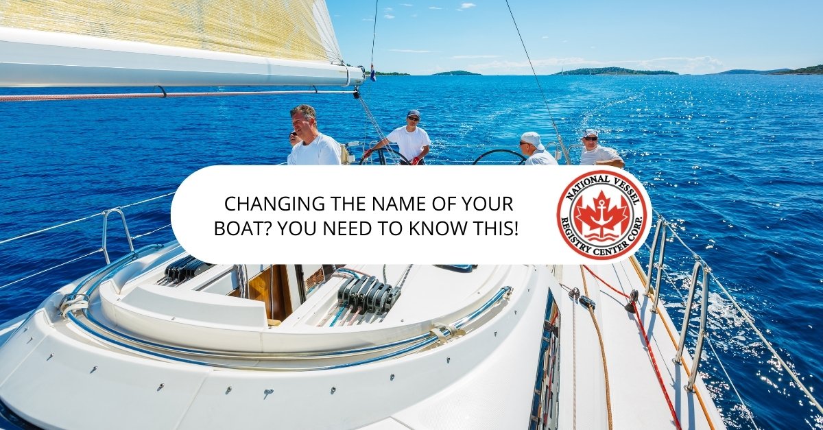 Changing the Name of Your Boat?