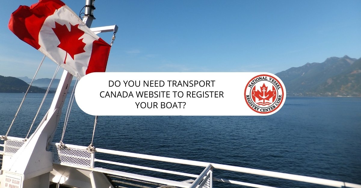 transport canada register boat