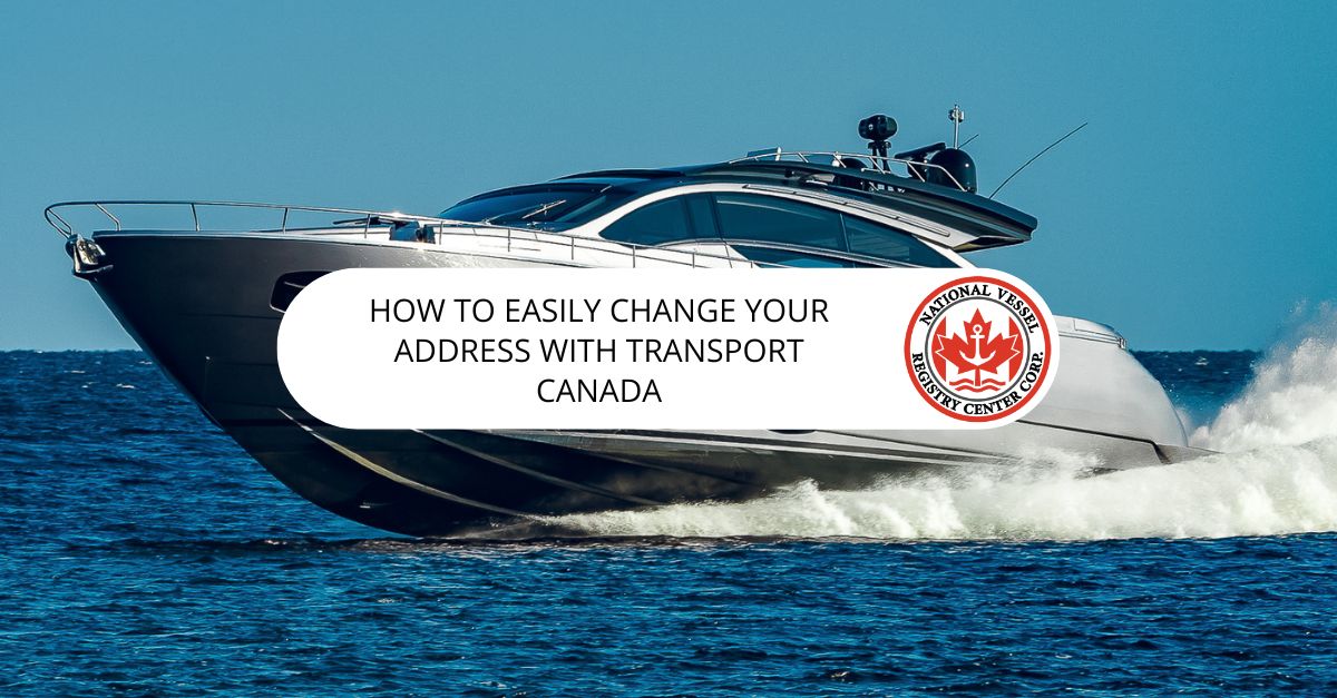 transport canada change of address
