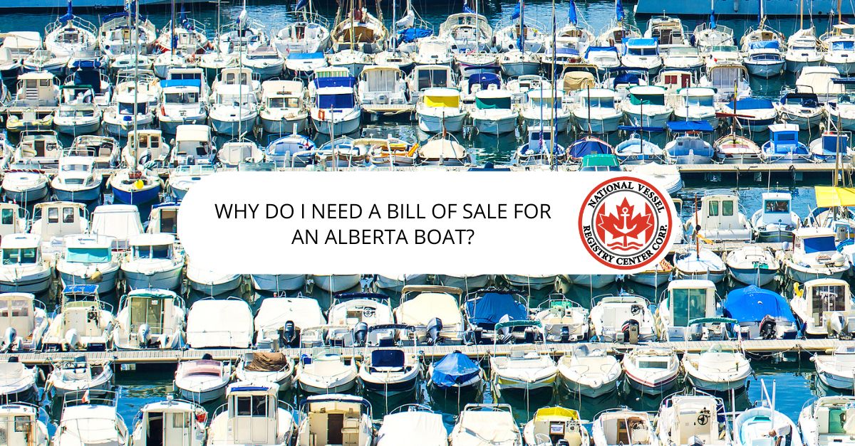 Bill of Sale for your boat