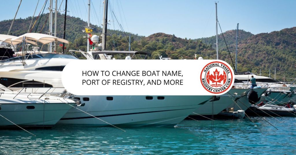 How to Change Boat Name