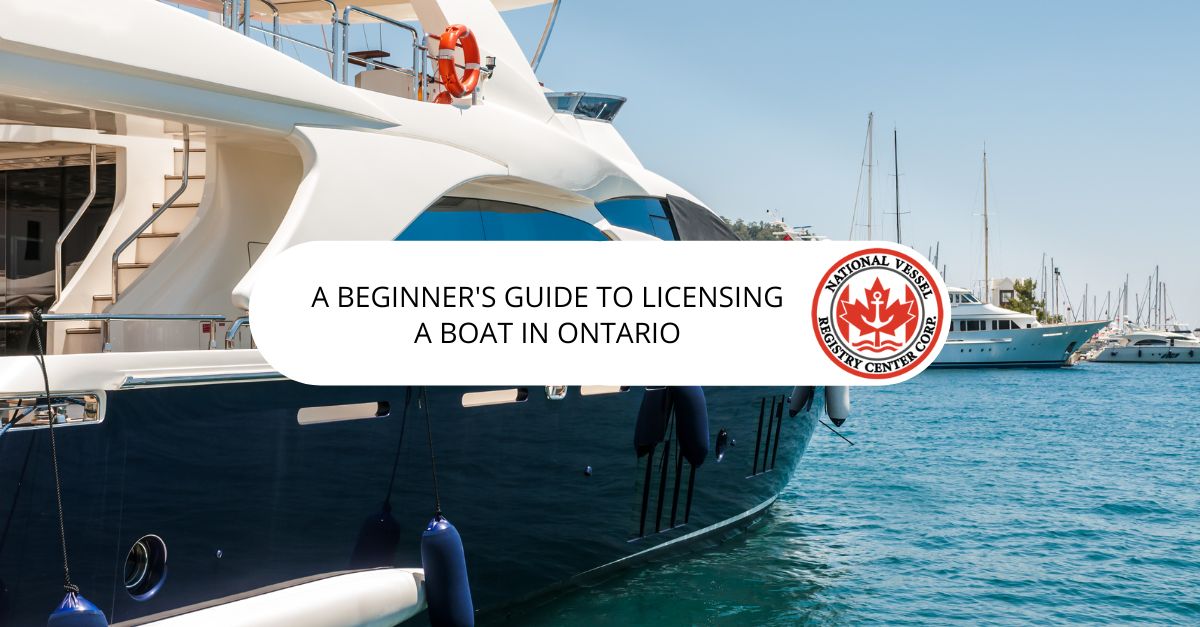Licensing A Boat In Ontario