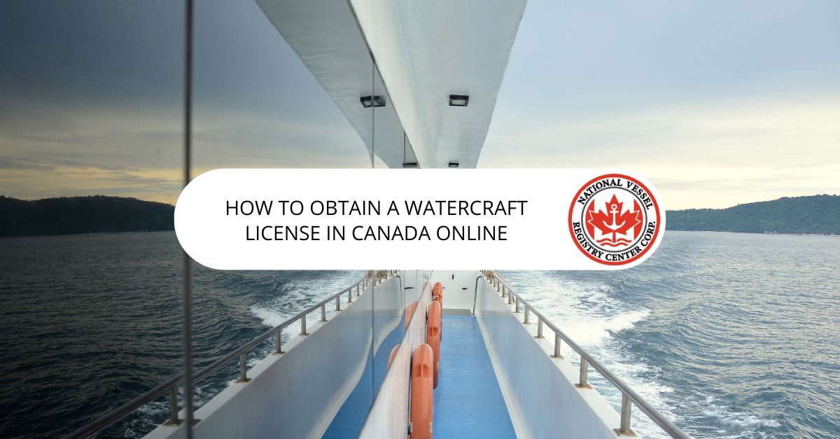 Watercraft License Canada