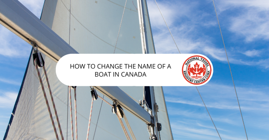 Change the Name of a Boat