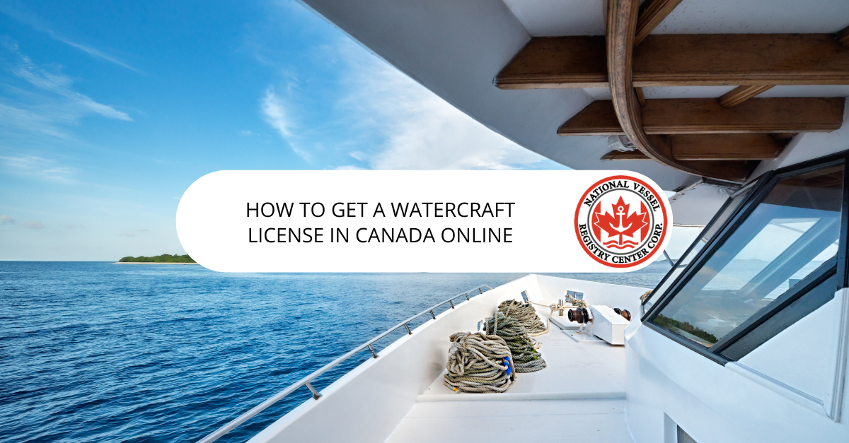 Watercraft License in Canada