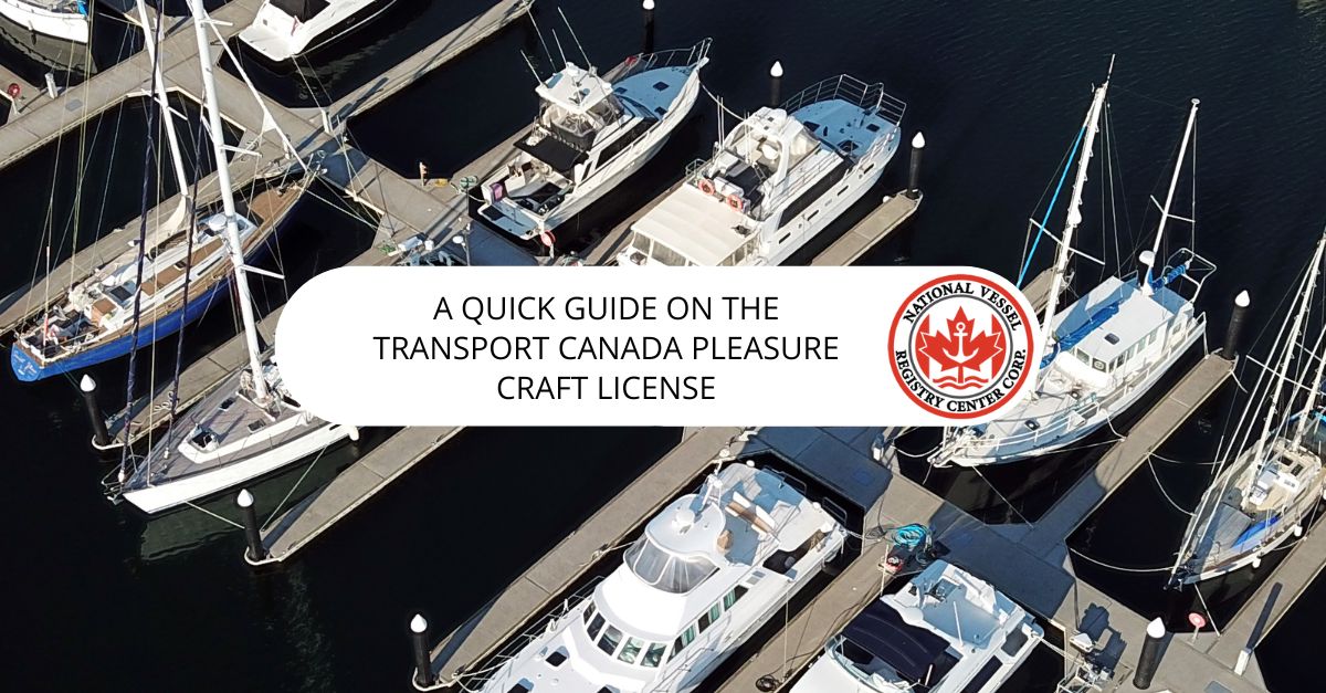 Transport Canada Pleasure Craft License