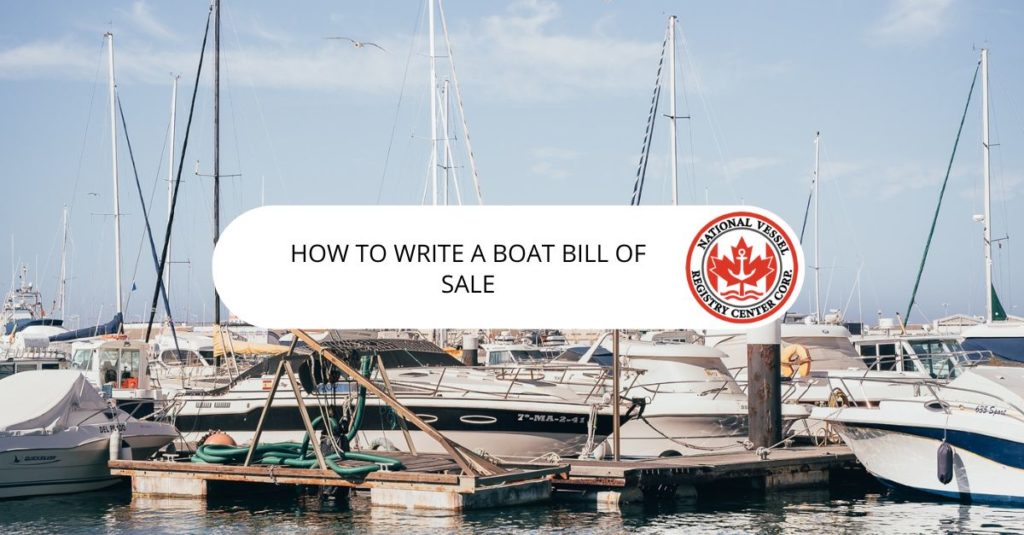 Boat Bill of Sale