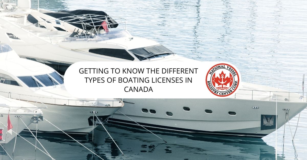 Types of Boating Licenses