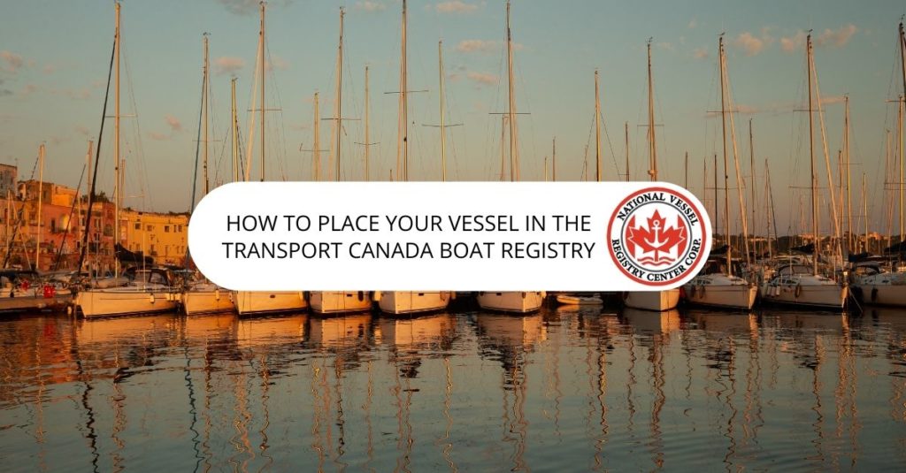 Transport Canada Boat Registry
