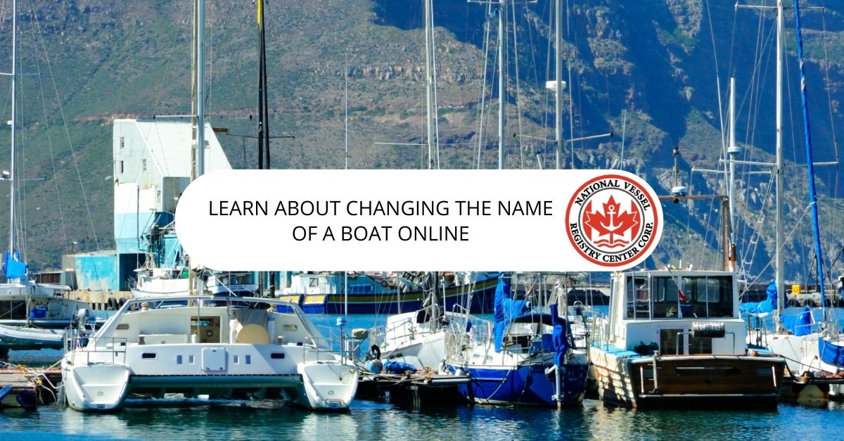 Changing the Name of a Boat Online