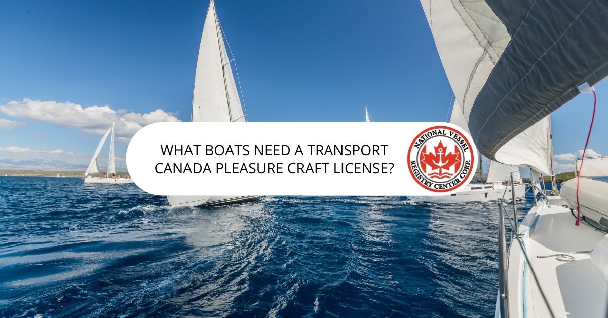 Transport Canada Pleasure Craft License