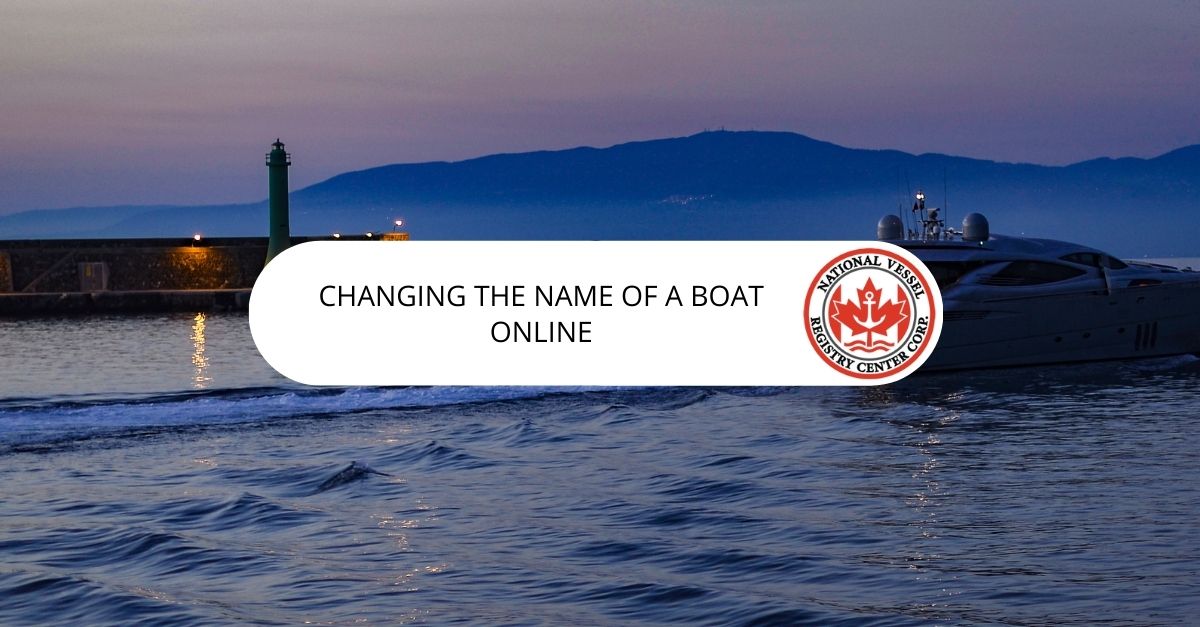 changing the name of a boat