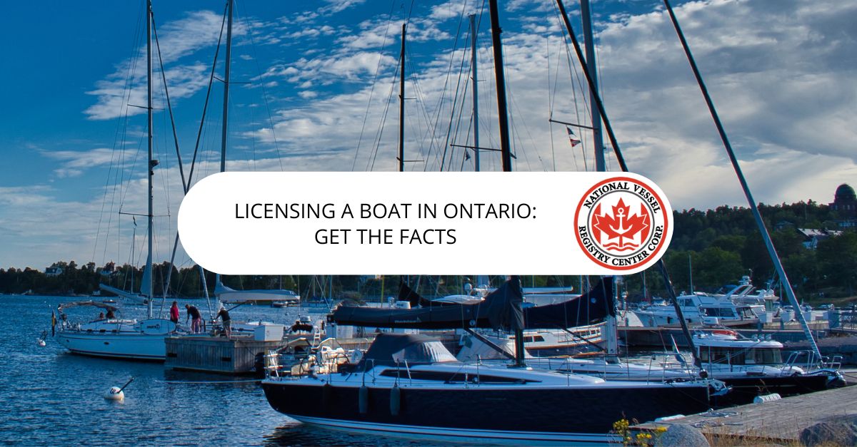 Licensing a Boat in Ontario