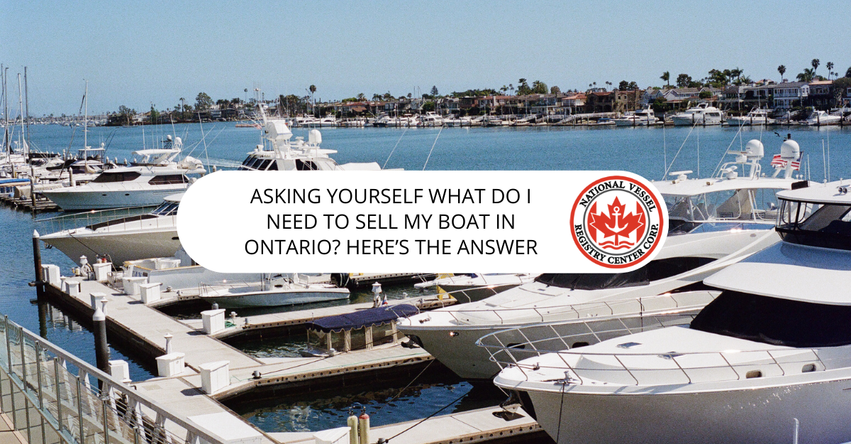 Sell My Boat in Ontario