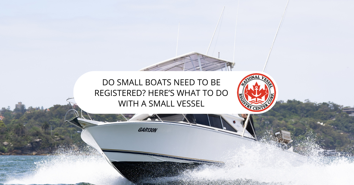 Boats Need to Be Registered