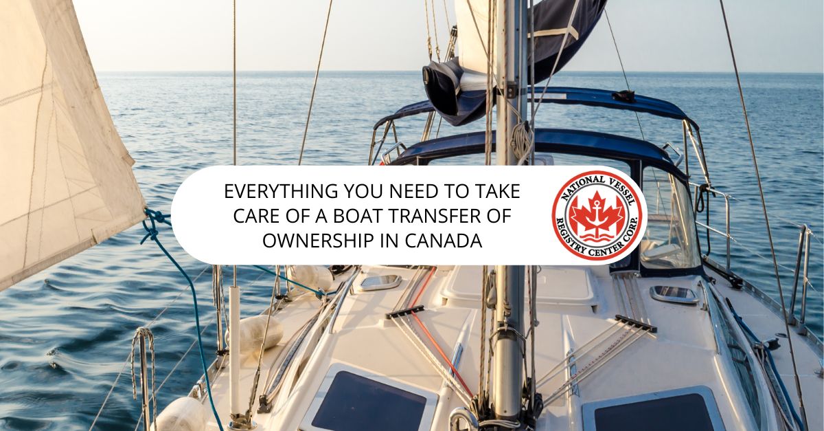 boat transfer of ownership in Canada