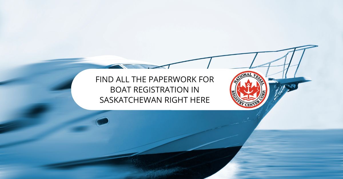 boat registration in Saskatchewan