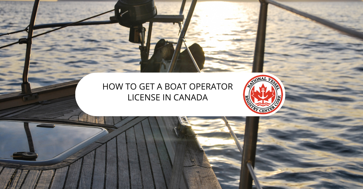 Boat Operator License