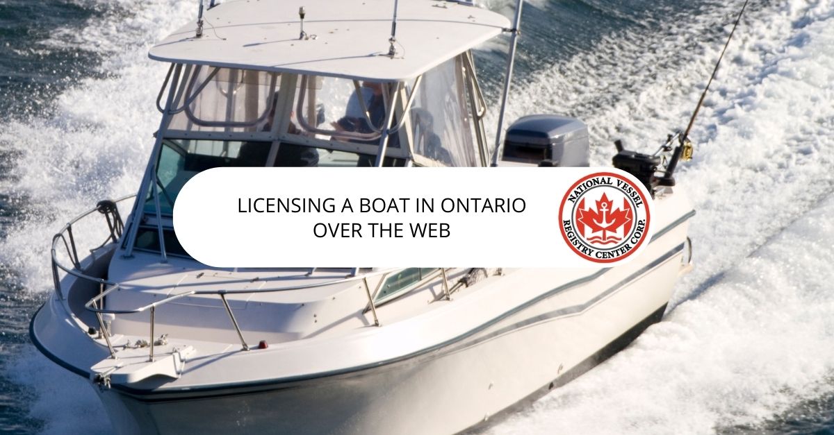 licensing a boat in ontario