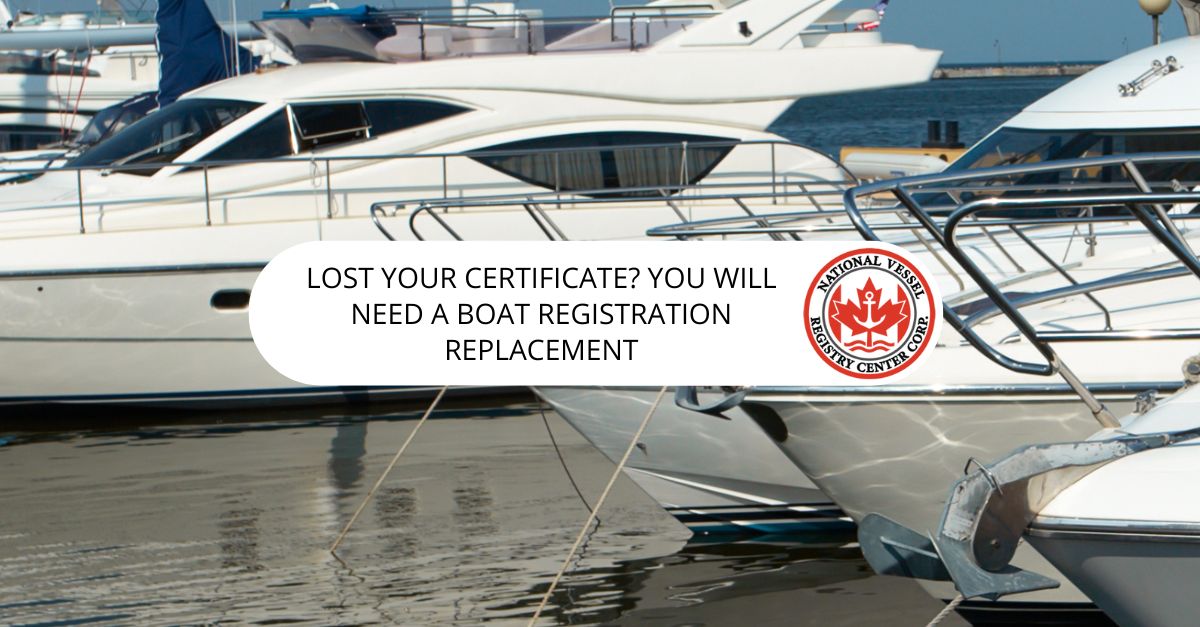 boat registration replacement