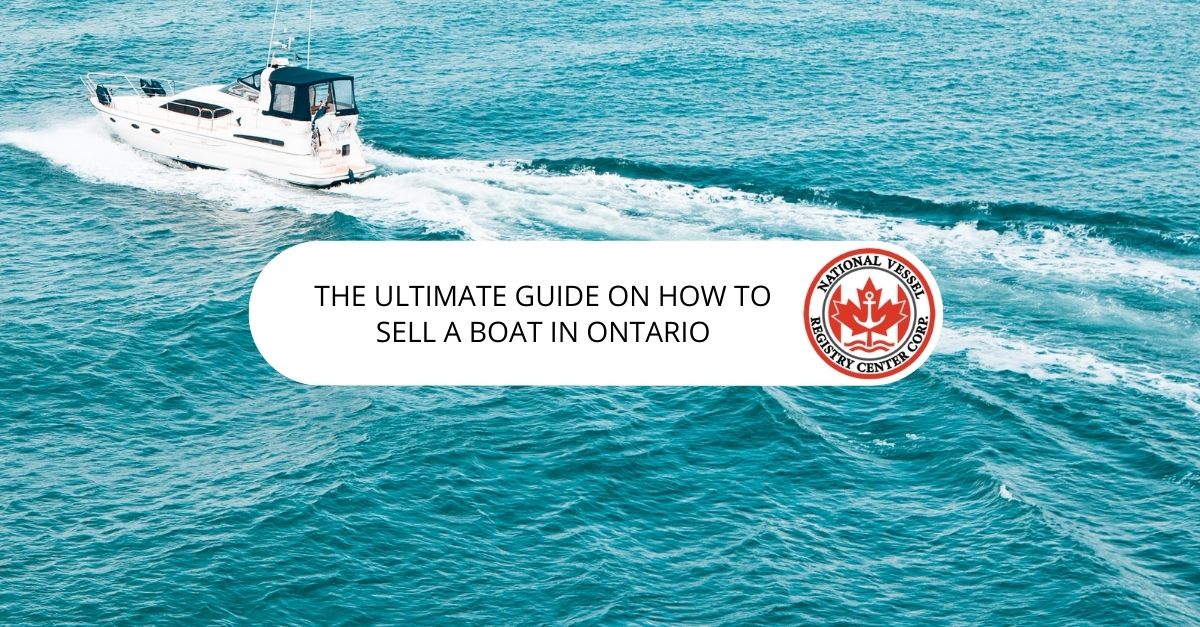 how to sell a boat in Ontario