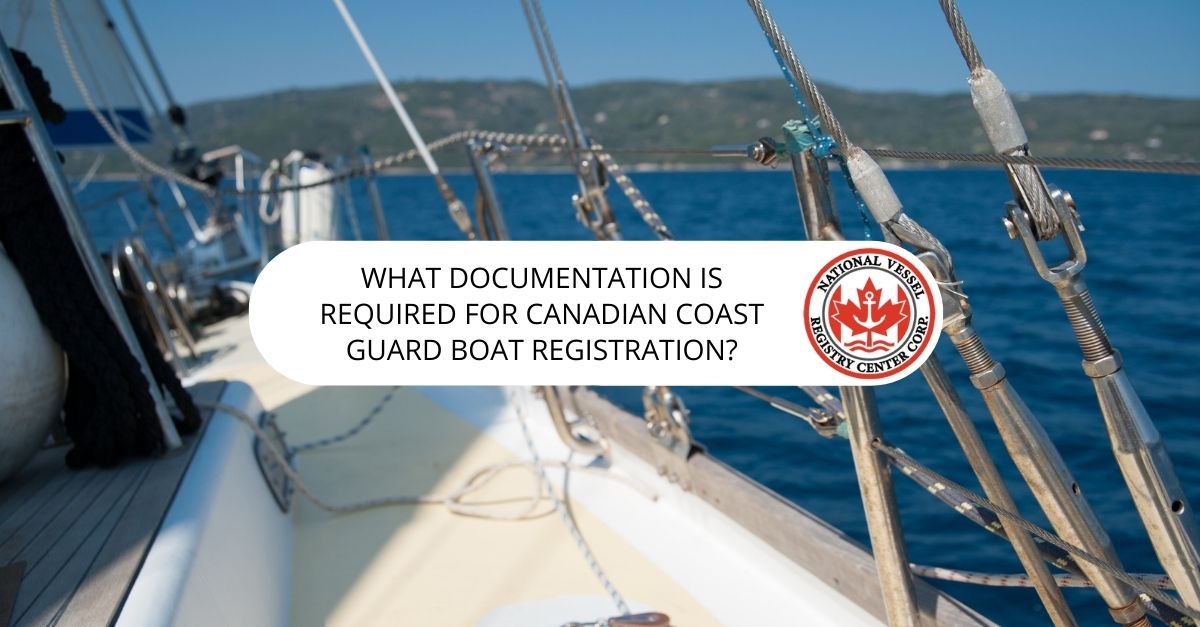 Canadian coast guard boat registration