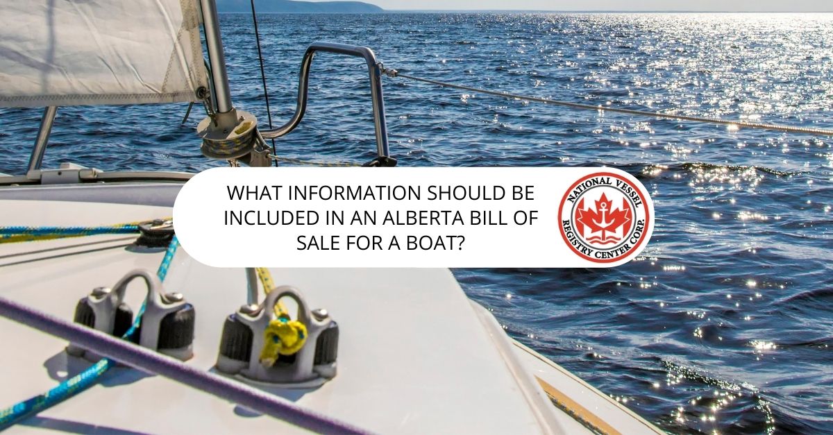 Alberta Bill of Sale