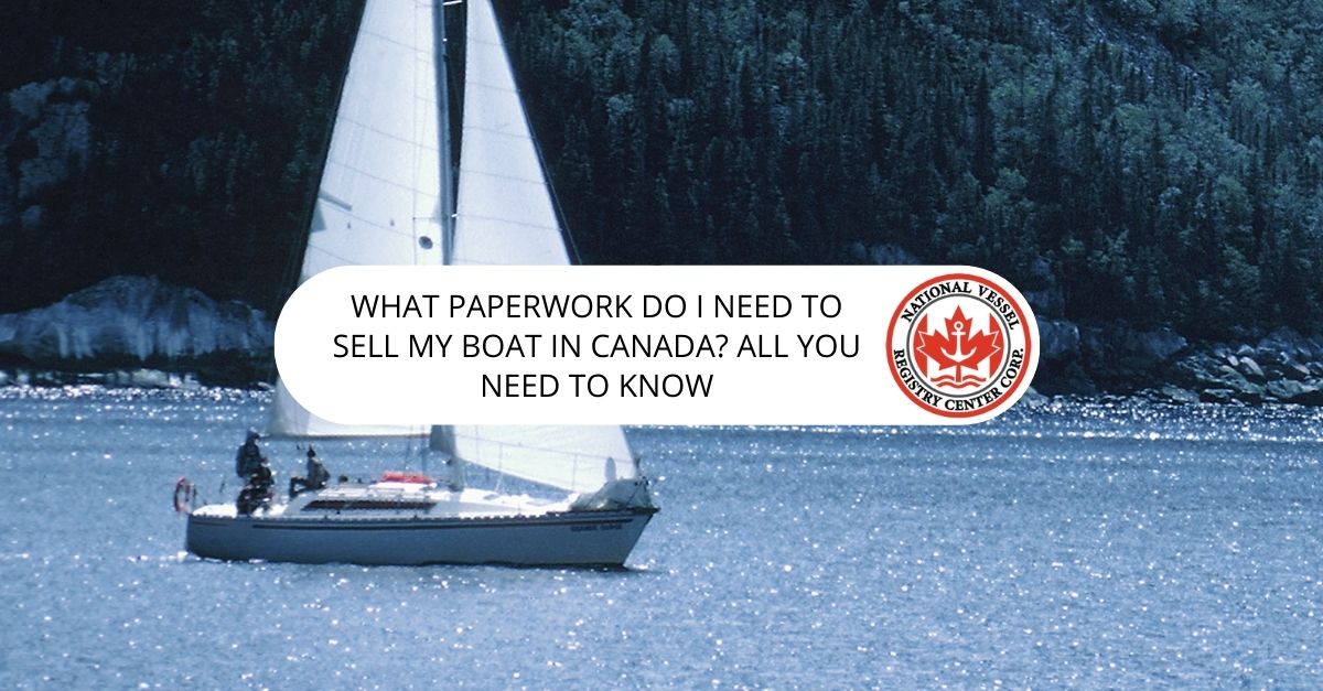 What paperwork do I need to sell my boat
