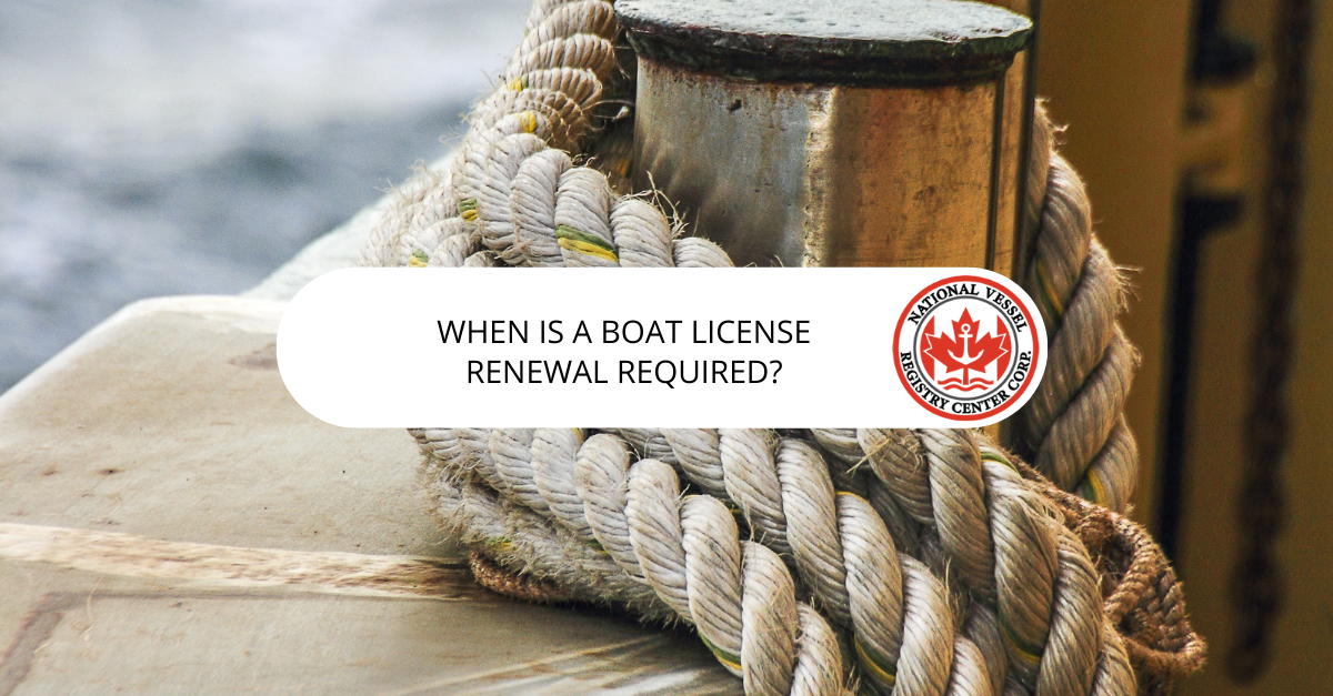 Boat License Renewal