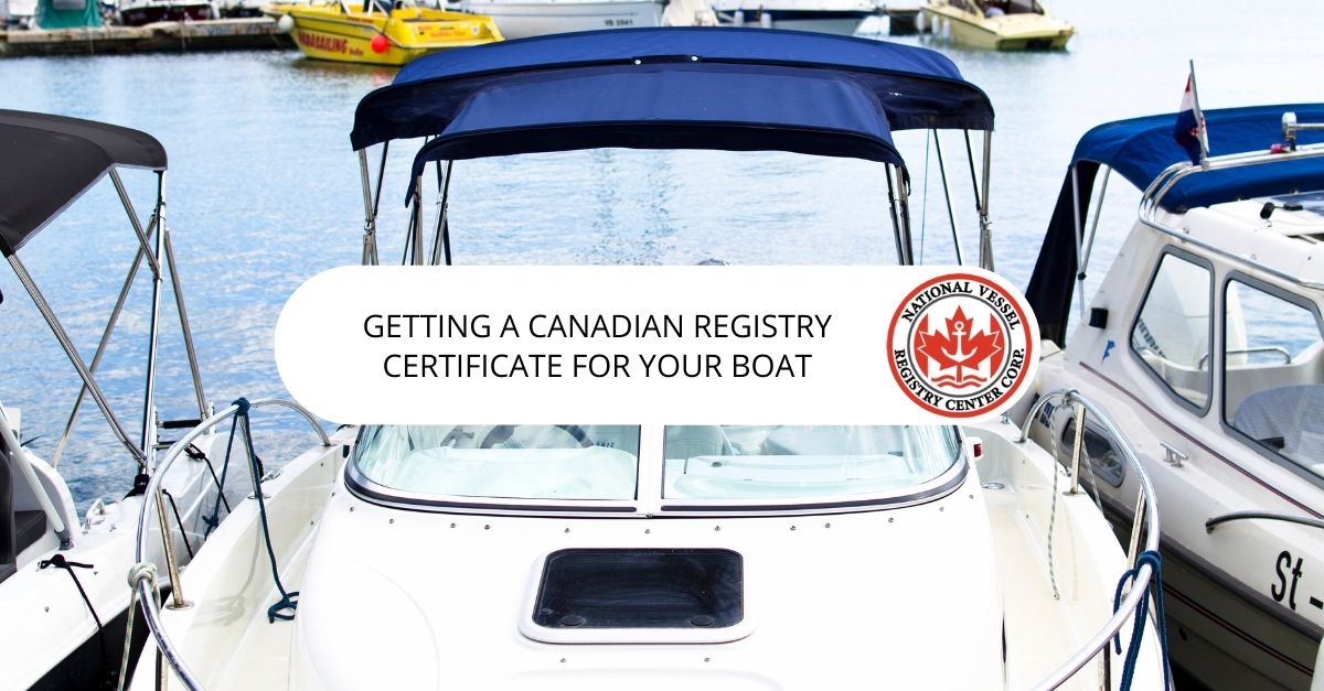 Canadian Registry Certificate