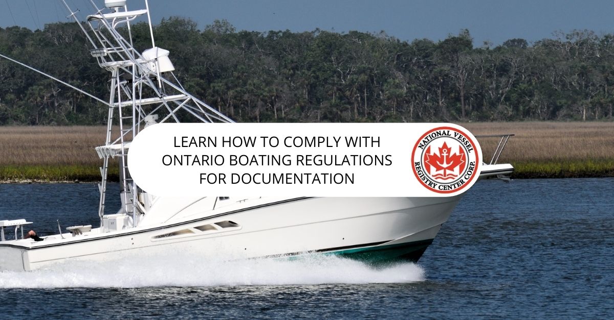 Ontario Boating Regulations