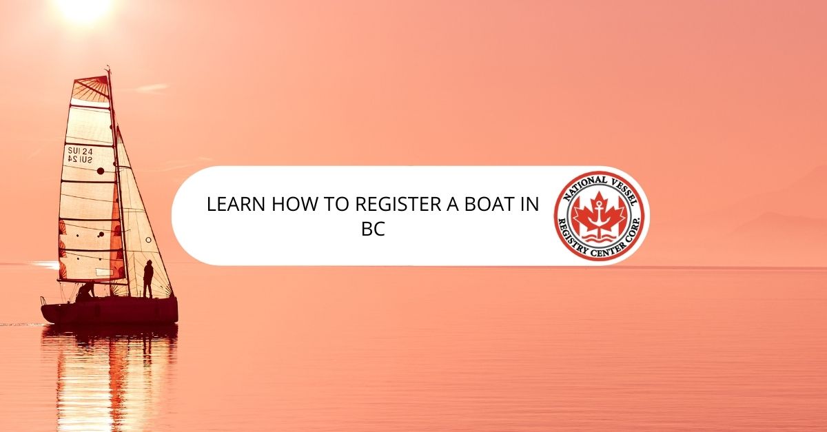 Register a Boat in BC