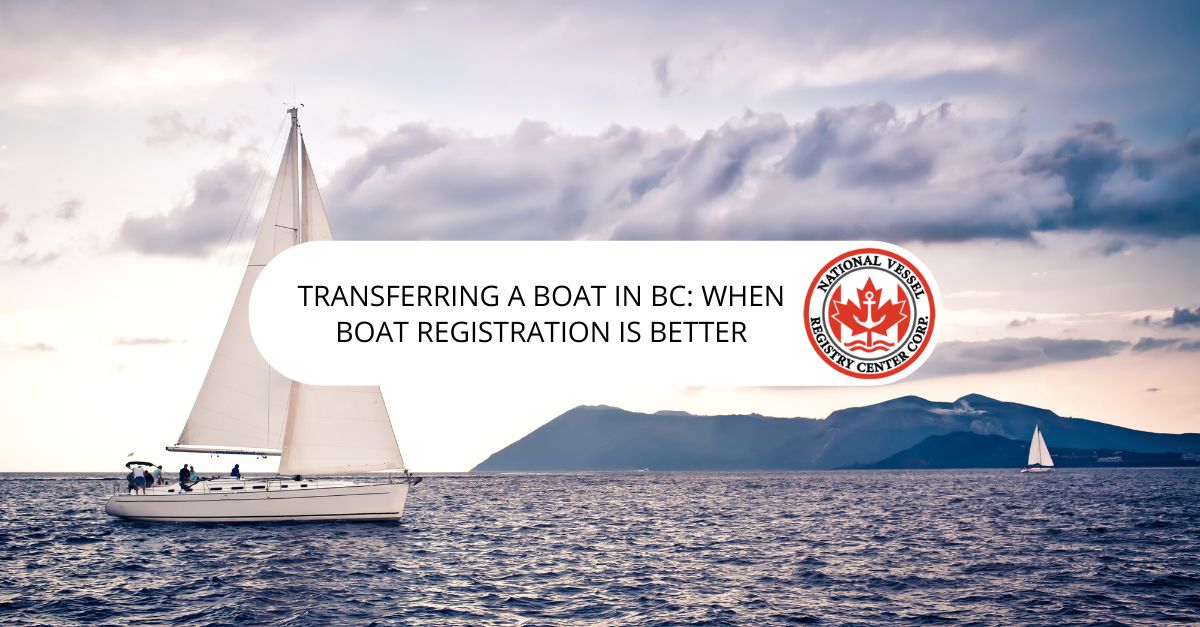 Transferring a Boat in BC
