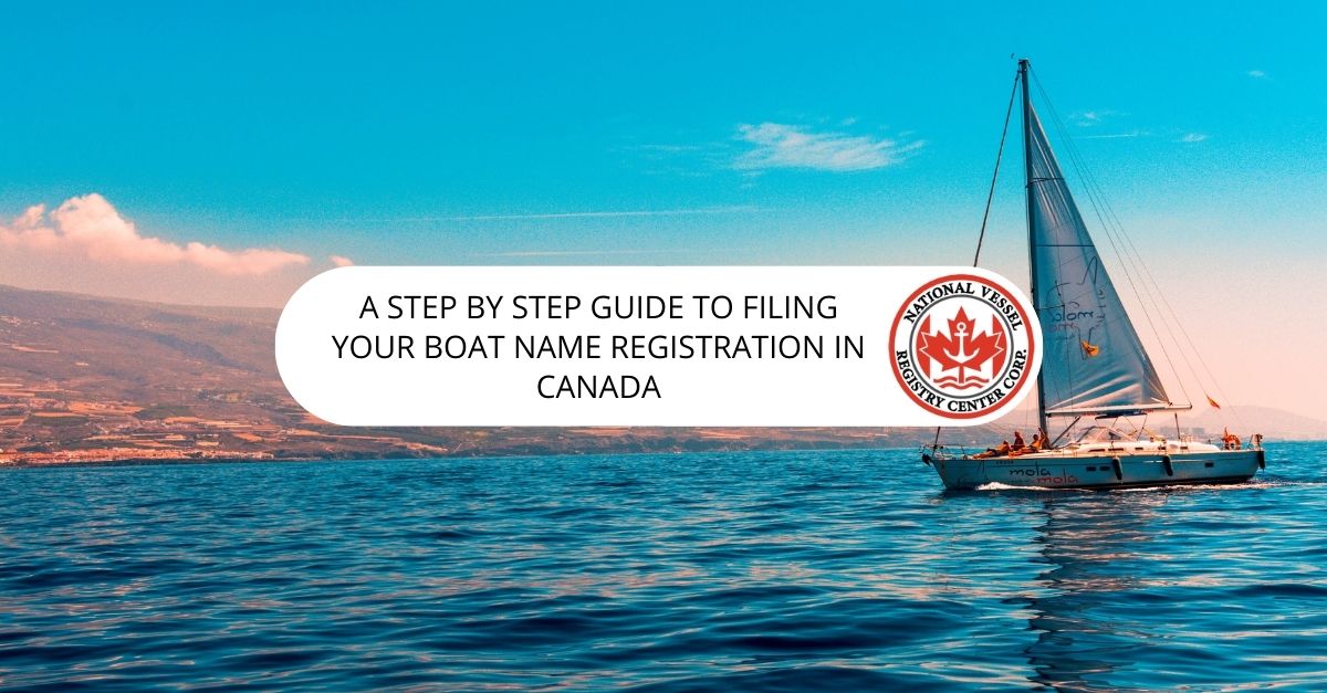 Boat Name Registration in Canada