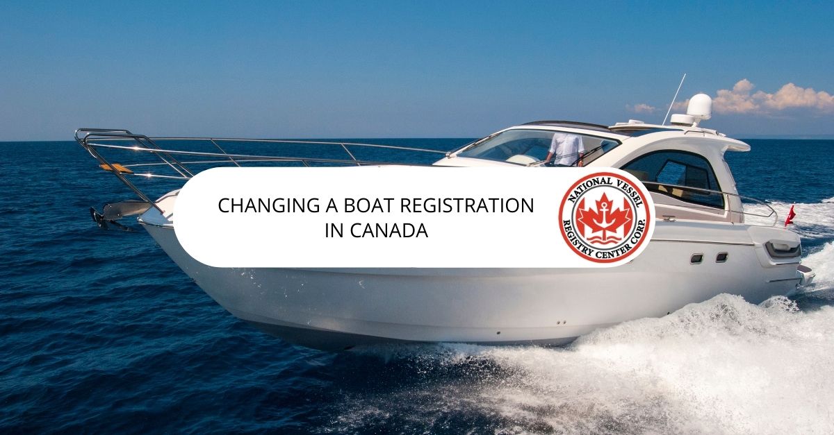 Canadian Boat Registration Change