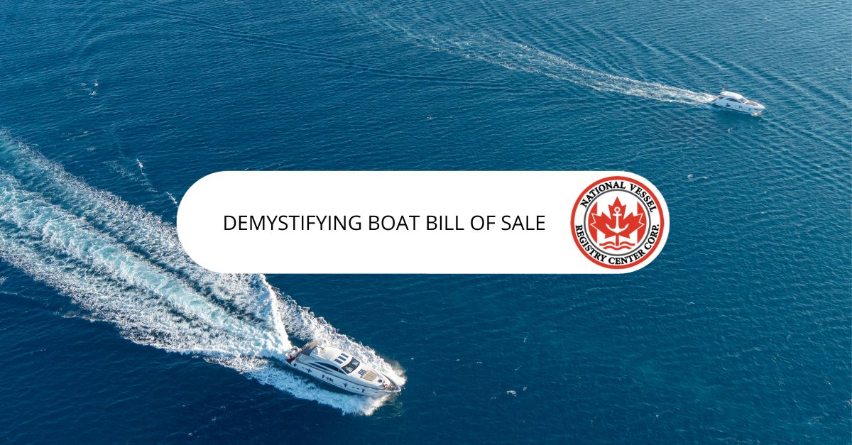 Boat Bill of Sale