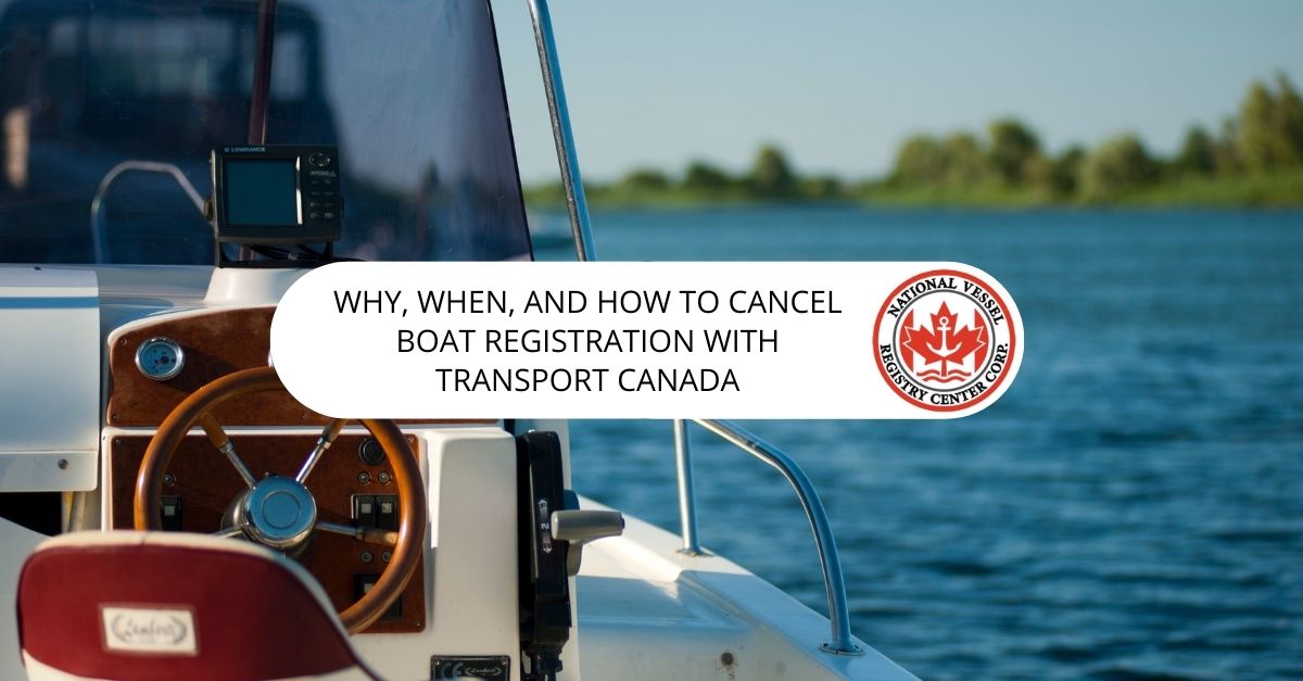 How to Cancel Boat Registration