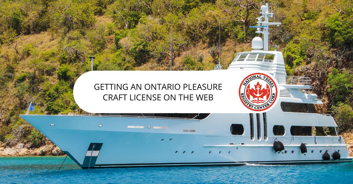 Ontario Pleasure Craft License