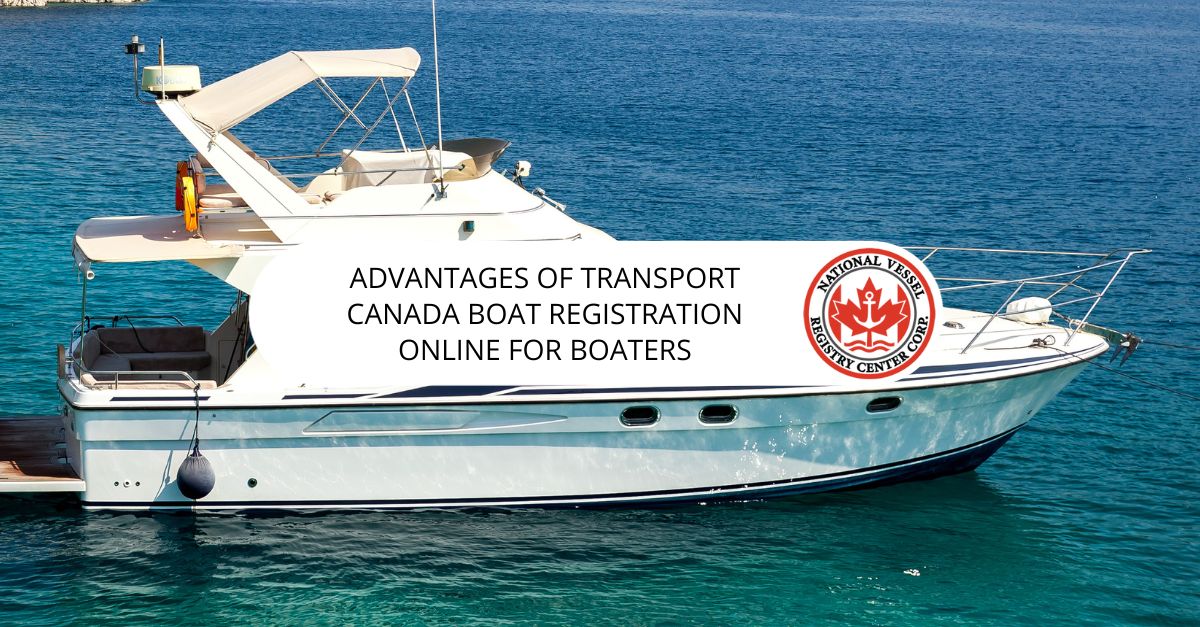 Transport Canada Boat Registration Online