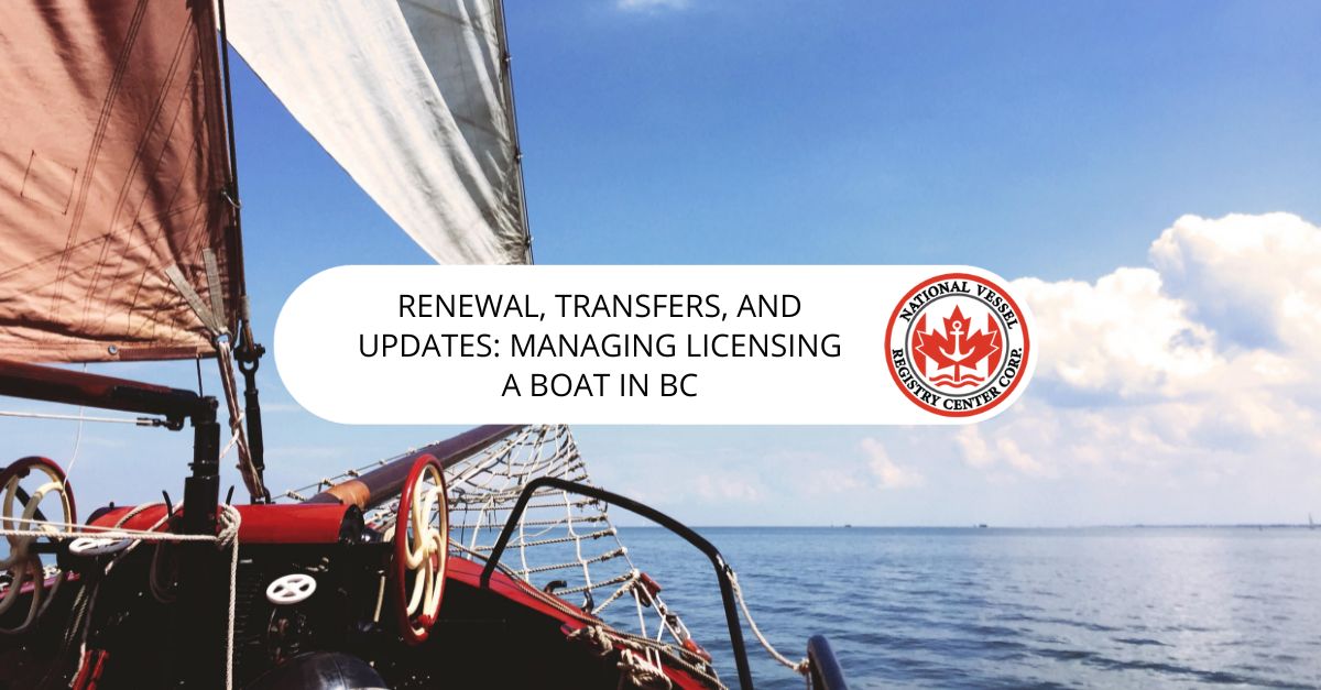 Licensing a Boat in BC