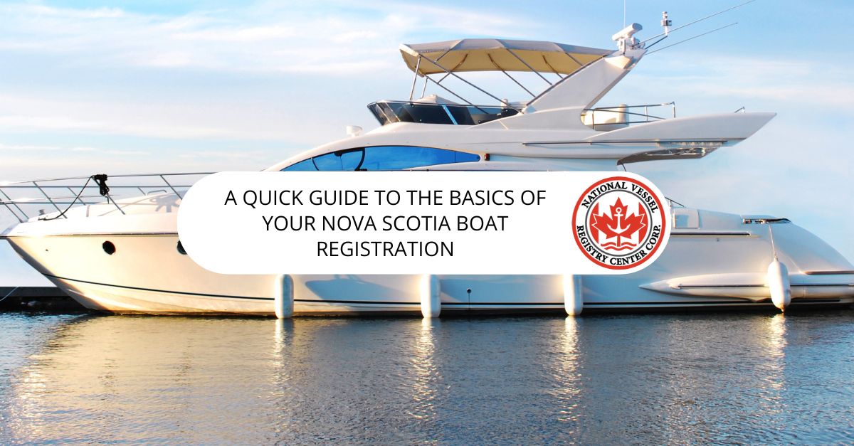 Nova Scotia boat registration