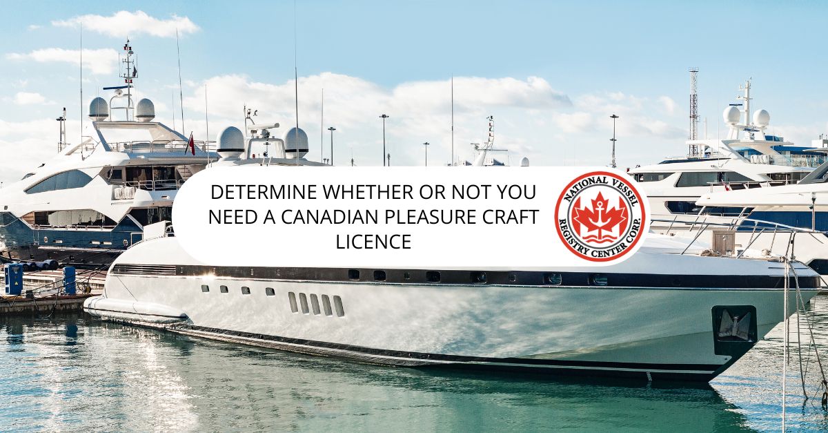 Canadian Pleasure Craft Licence