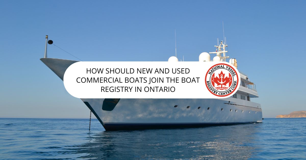 Boat Registry in Ontario