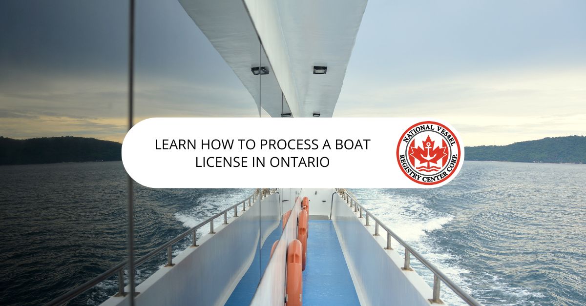 boat license ontario