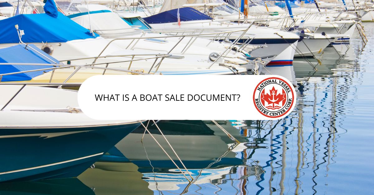 Boat Sale Document